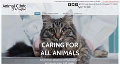 Desktop Screenshot of animalclinicofarlington.com